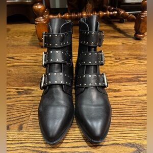 STEVEN NEW YORK Women's Hazan Studded Booties - Size 10